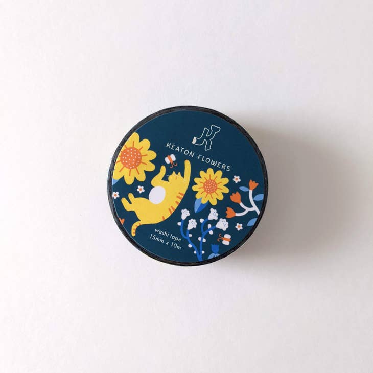 Sunflower Cats Washi Tape