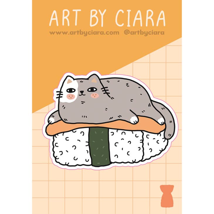 Sushi Cat Nigiri Sticker