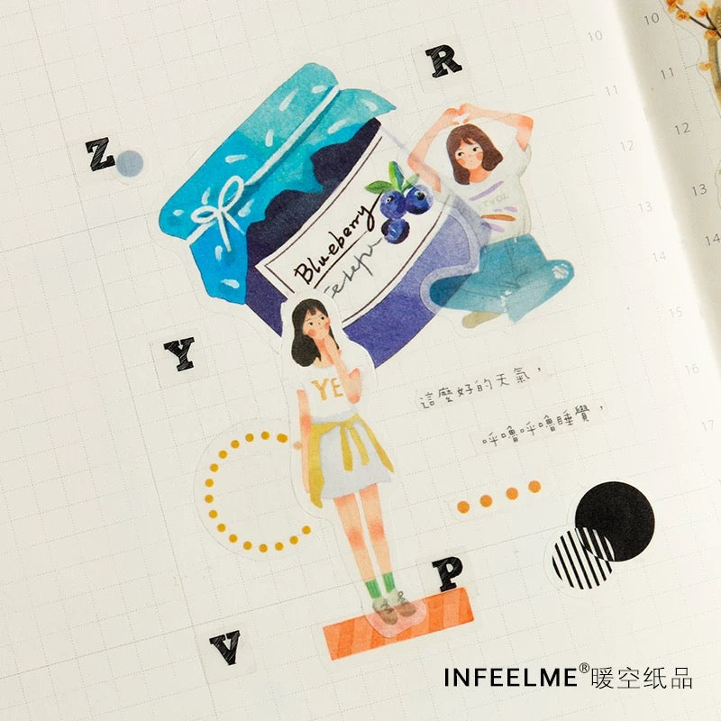 Pegatinas washi flake de Your Girl