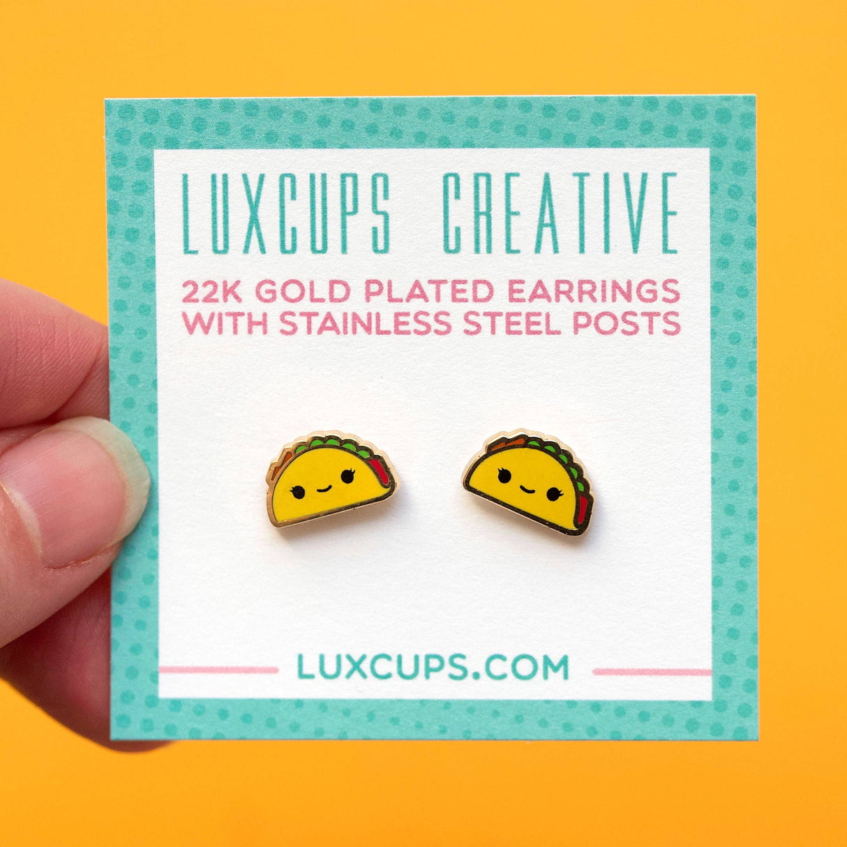 Taco Earrings Luxcups