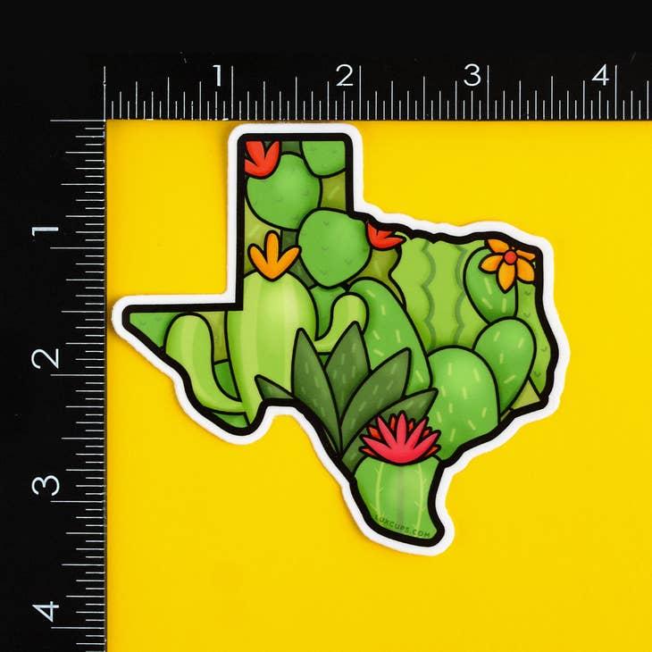 Texas Cacti Sticker