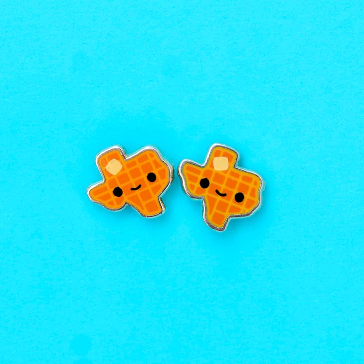 Texas Waffle Earrings