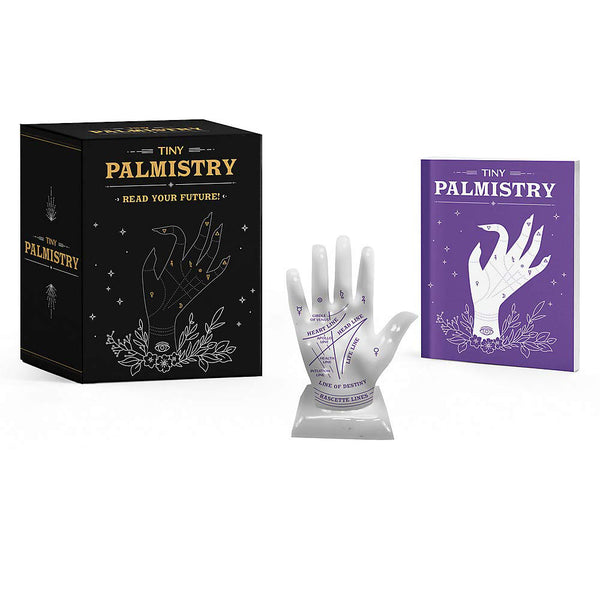Read your future, add a mystical touch to your home, and learn the art of palm reading with Tiny Palmistry!
