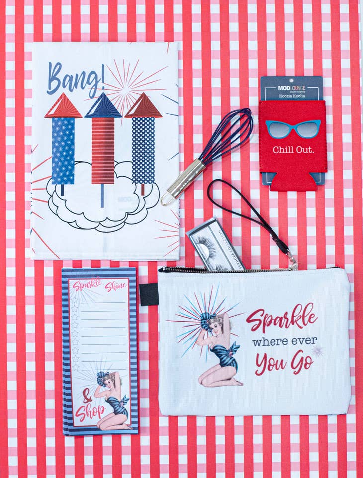 Vintage Pinup Americana Notepad