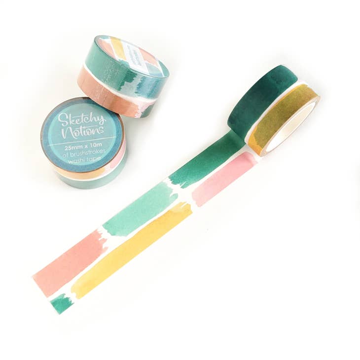 Watercolor Brushstroke Washi Tape
