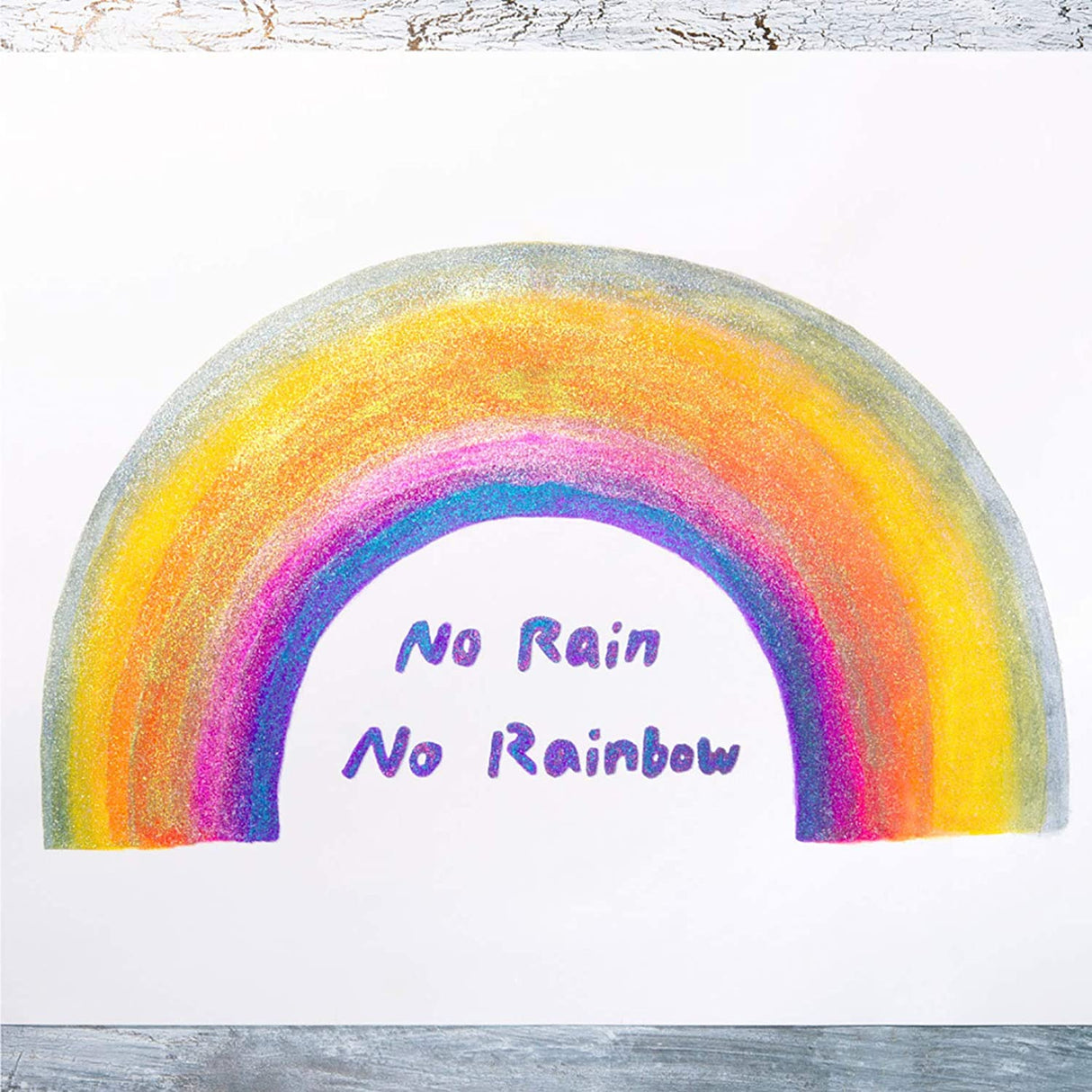 Rotulador de punta de pincel metálico dual de Pentel: naranja y amarillo metálico