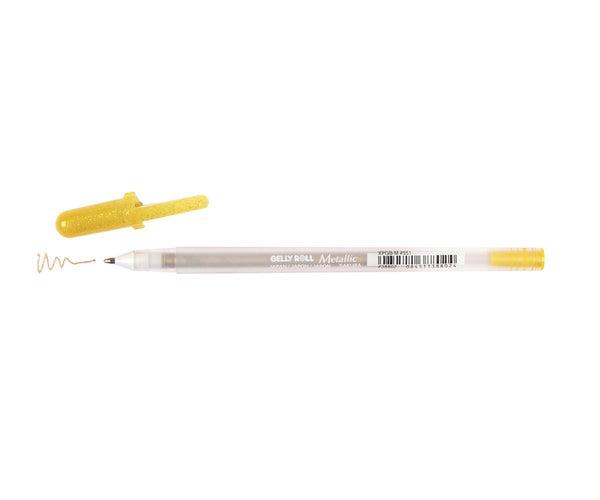 Sakura Gelly Roll Pen - Medium Point Set of 3, Gold Metallic