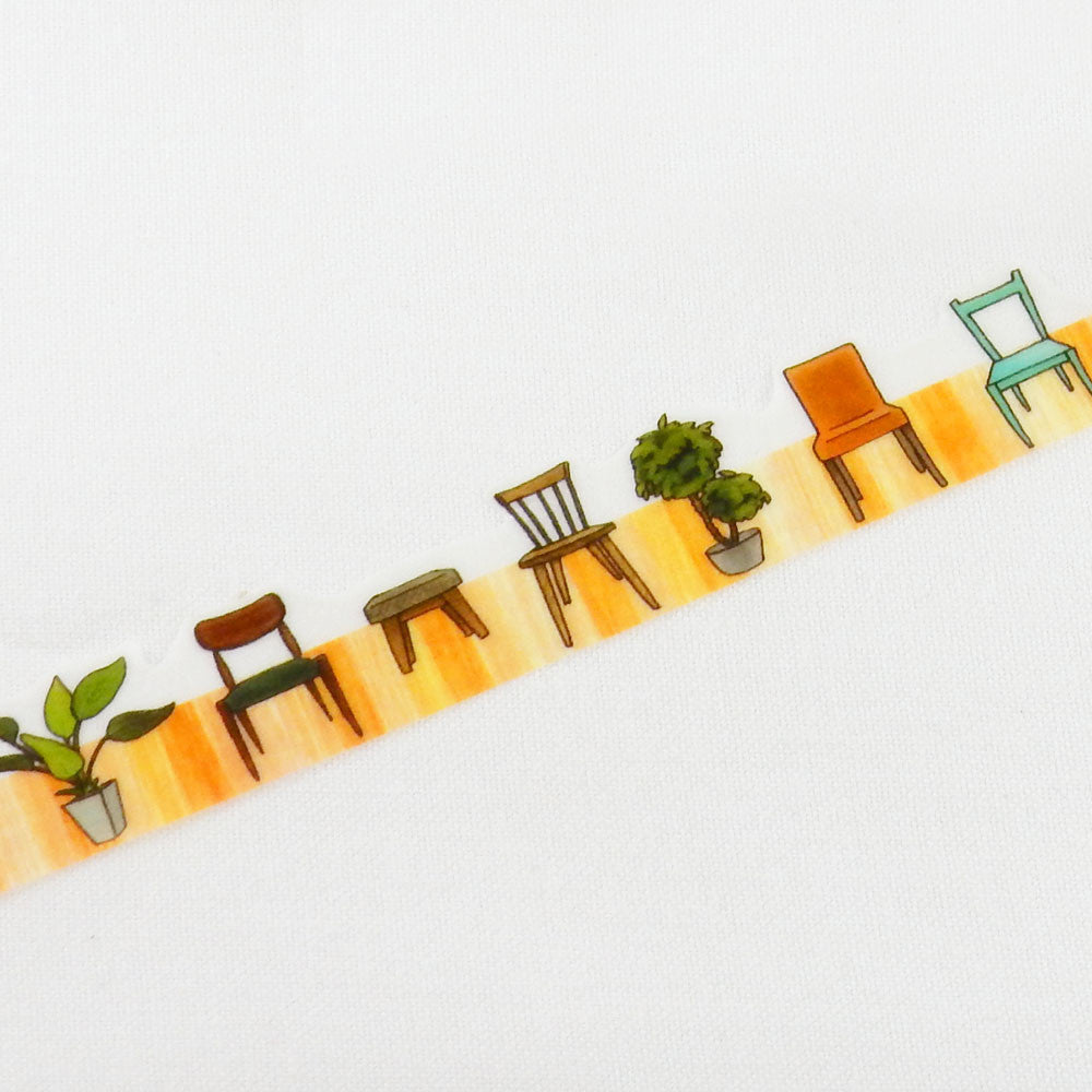 Chair Washi Tape Yano Design Round Top