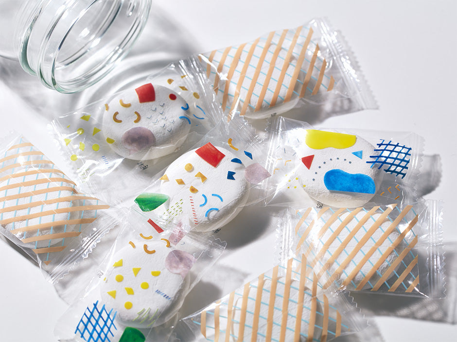 Cinta adhesiva transparente de regalo de refresco