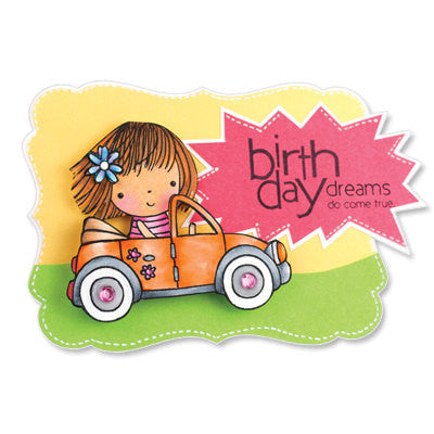 Sello de goma Scooter Mimi