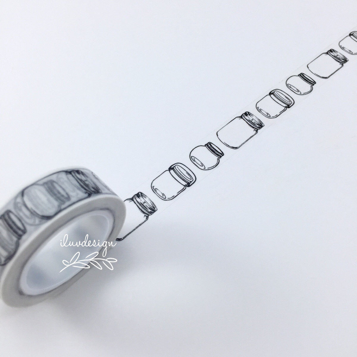 Mason Jar Washi Tape