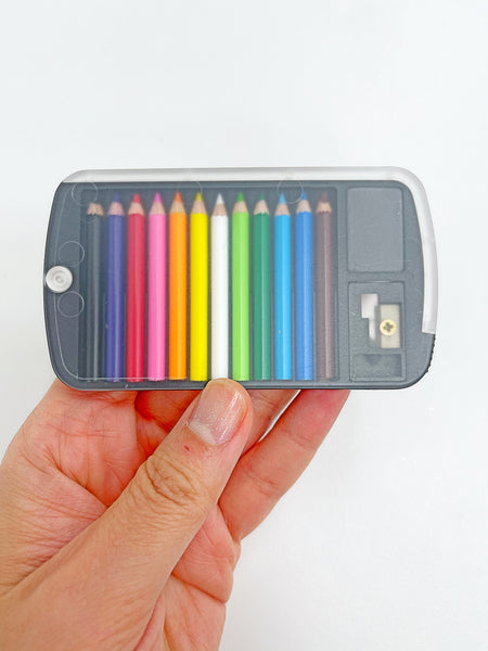 mini coloring pencil set 