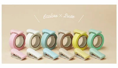 Washi Tape Cutter Pastel Blue Kokuyo Karu Cut (for 10 - 15mm)