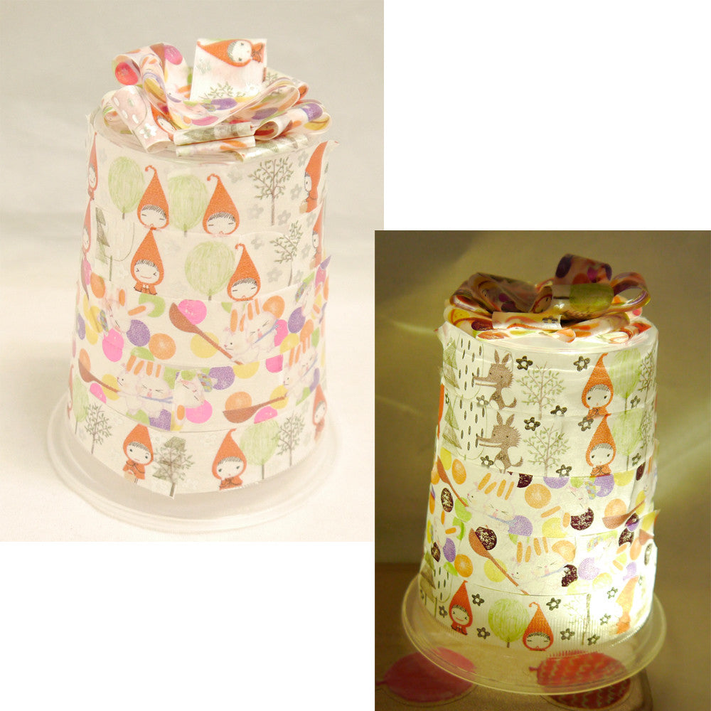 Red Riding Hood Foil Washi Tape • Shinzi Katoh Design