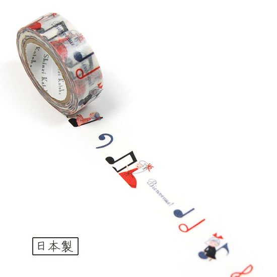Cheerful Note Washi Tape Shinzi Katoh Design