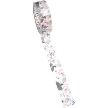 Ballerina Butterfly Washi Tape • Shinzi Katoh Design Japanese Masking Tape