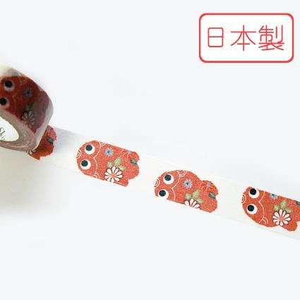 Cinta washi japonesa con diseño de pez dorado de Shinzi Katoh