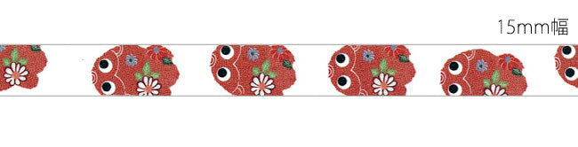 Cinta washi japonesa con diseño de pez dorado de Shinzi Katoh