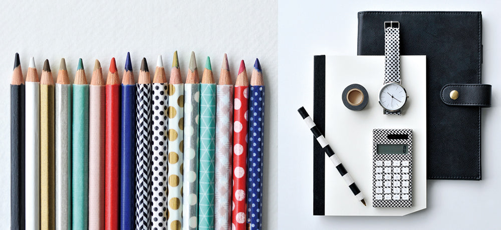 Impressive Tone Black Dot Masté Japanese Masking Tape • Made in Japan.