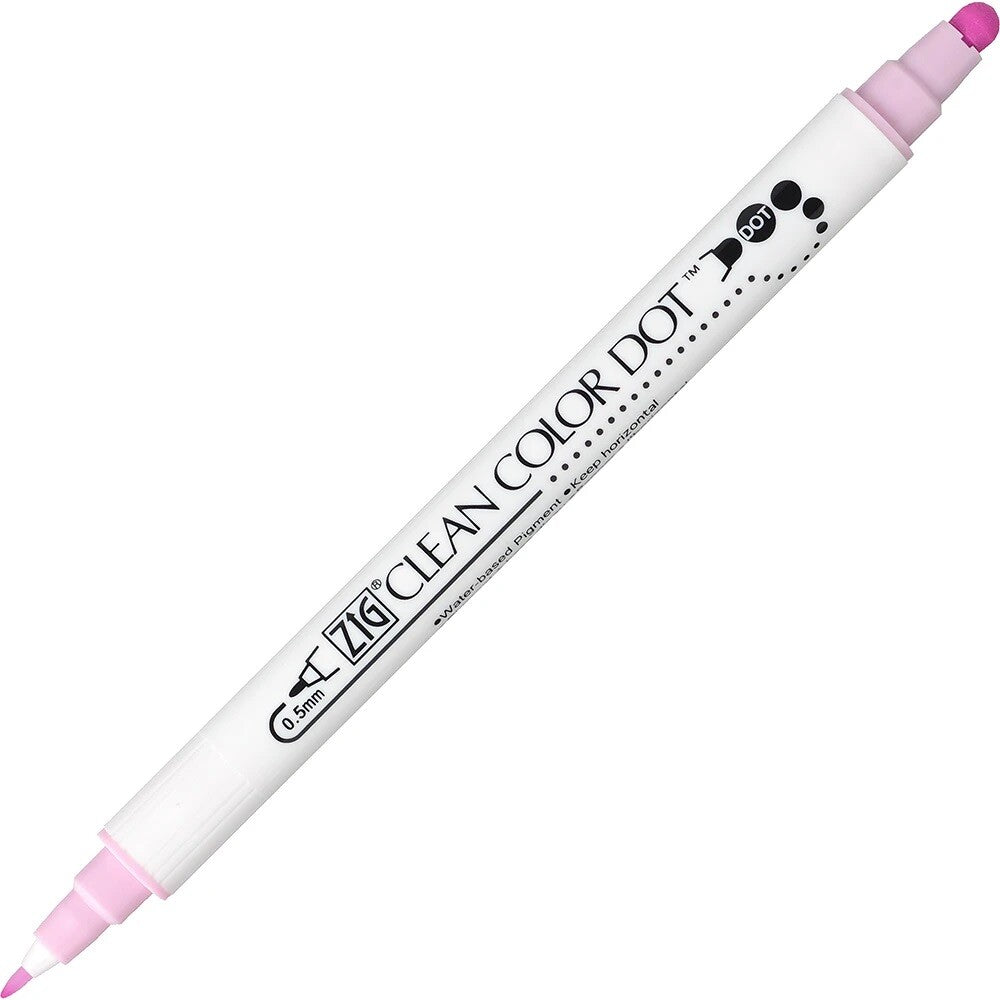 Kuretake ZIG Clean Color Dot Dual-Tip Markers 12/Pkg