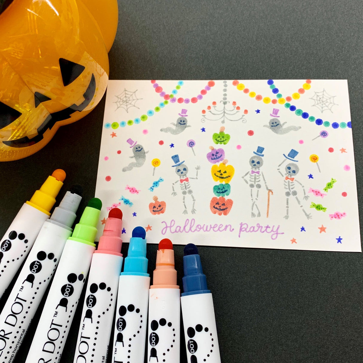 Marcadores de doble punta Kuretake ZIG Clean Color Dot, paquete de 12