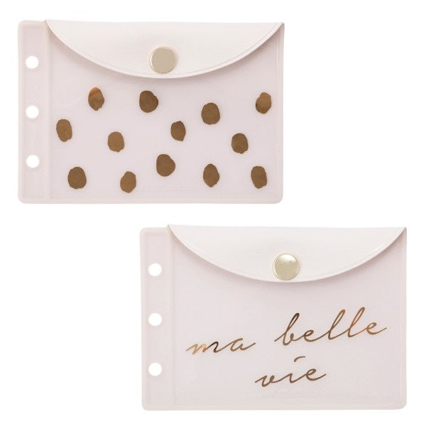 PVC Pocket Pouch A5 Ivory