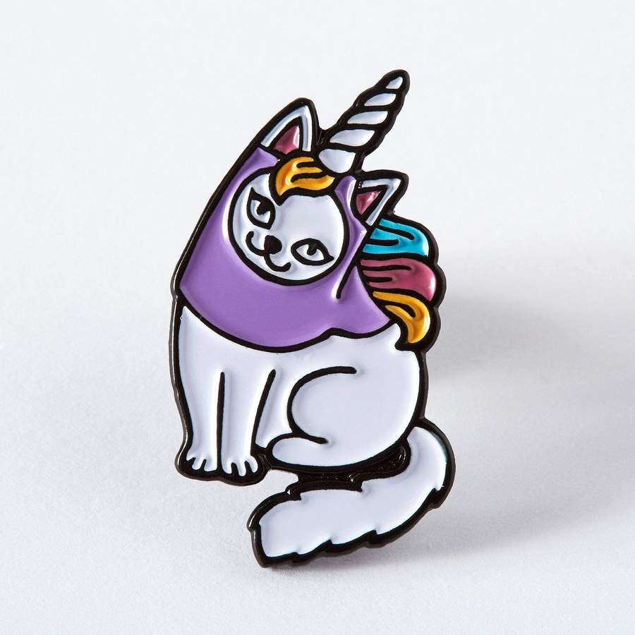 Pin de esmalte de gato