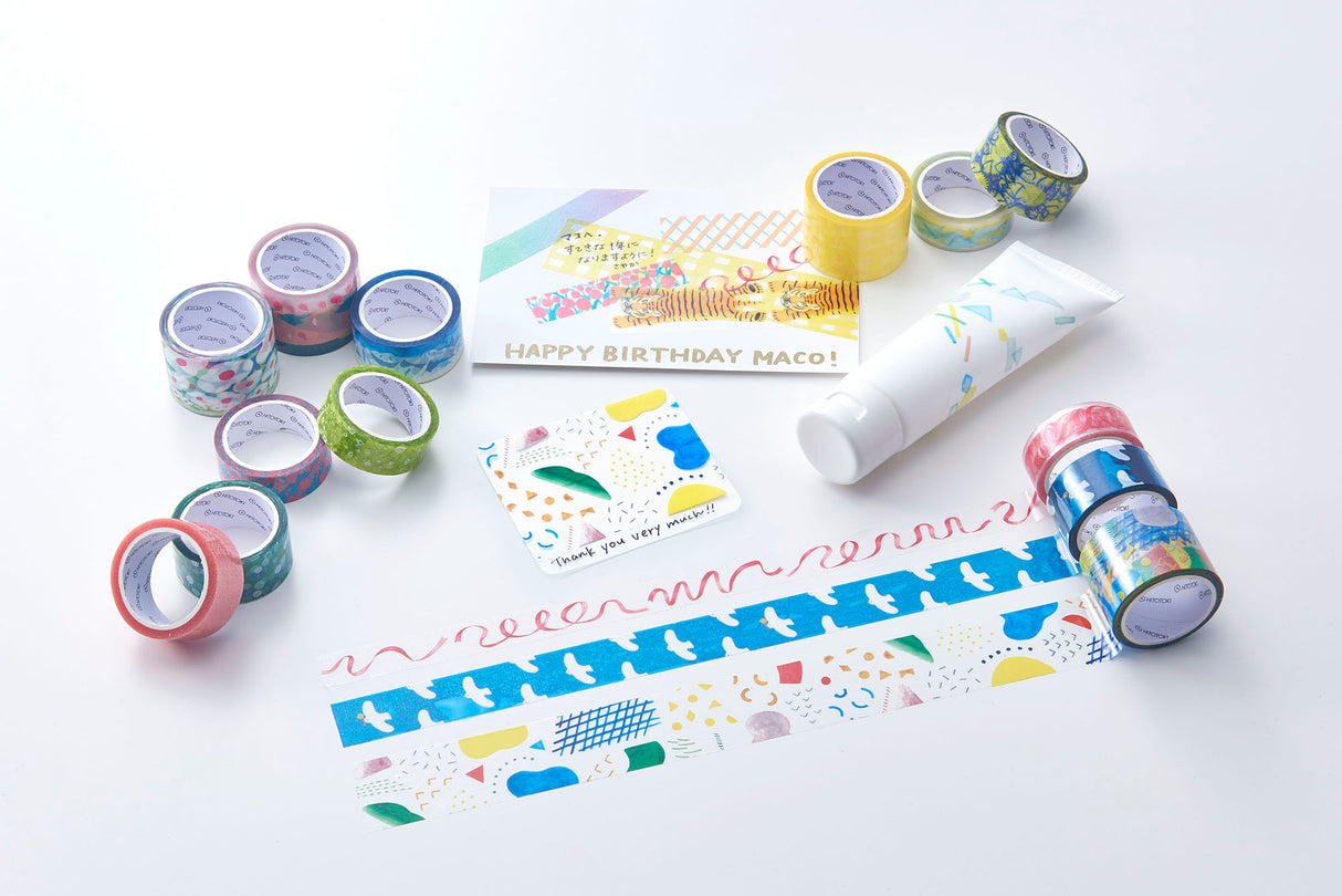 Cinta adhesiva transparente de regalo de refresco