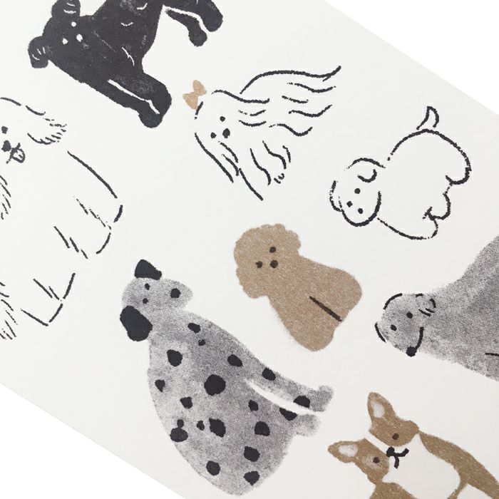 Retro Print Postcard - Dog Collection