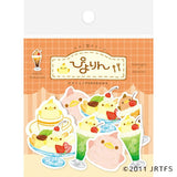 Piyorin Washi Flake Stickers - Cafe