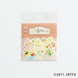 Piyorin Washi Flake Stickers - Cafe