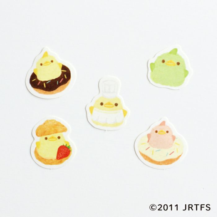 Piyorin Washi Flake Stickers - Sweets