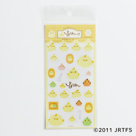 Piyorin Transparent Sticker Sheet - Fluffy