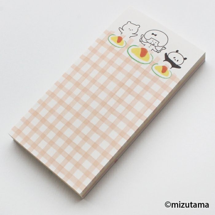 Kokoro Moyou Slim Memo Pad - Excited