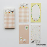 Kokoro Moyou Slim Memo Pad - Excited