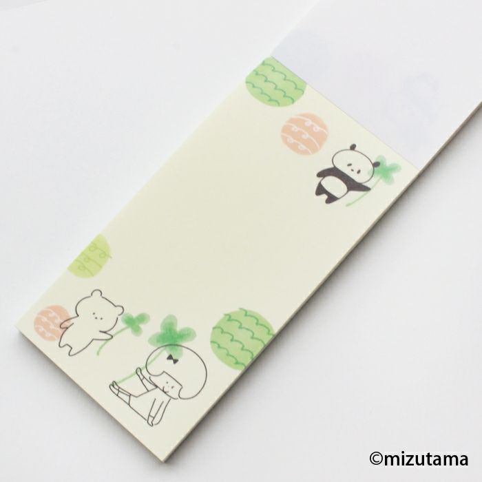 Kokoro Moyou Slim Memo Pad - Breeze