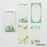 Kokoro Moyou Slim Memo Pad - Breeze