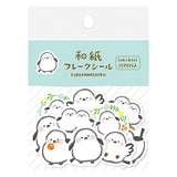 Furukawashiko Flake Sticker - White Bird