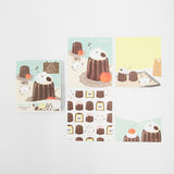 Furukawashiko Memo Pad - Bird Sweets and Animals