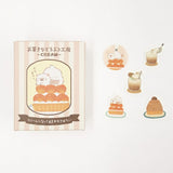 Furukawashiko Boxed Flake Sticker - Cat Sweets Animal Workshop