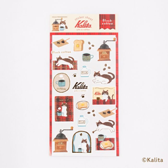 Furukawashiko x Kalita Sticker Sheet - Black Coffee