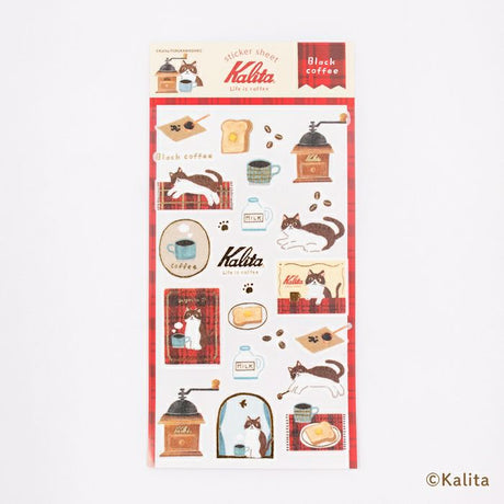 Furukawashiko x Kalita Sticker Sheet - Black Coffee