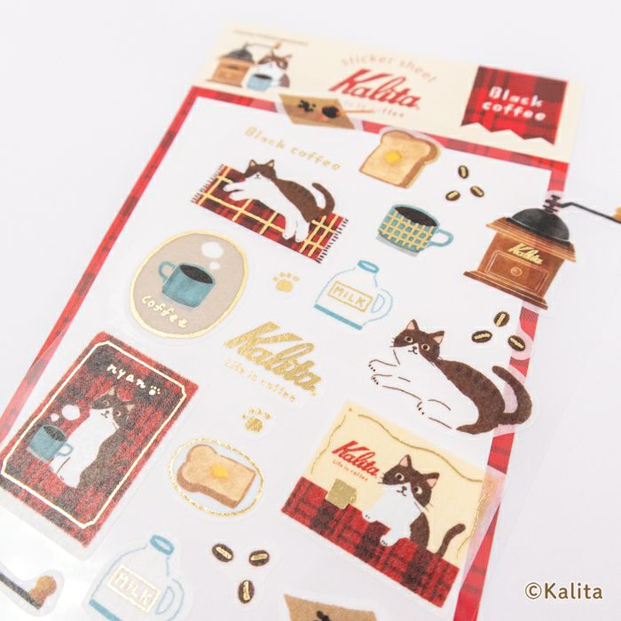 Furukawashiko x Kalita Sticker Sheet - Black Coffee