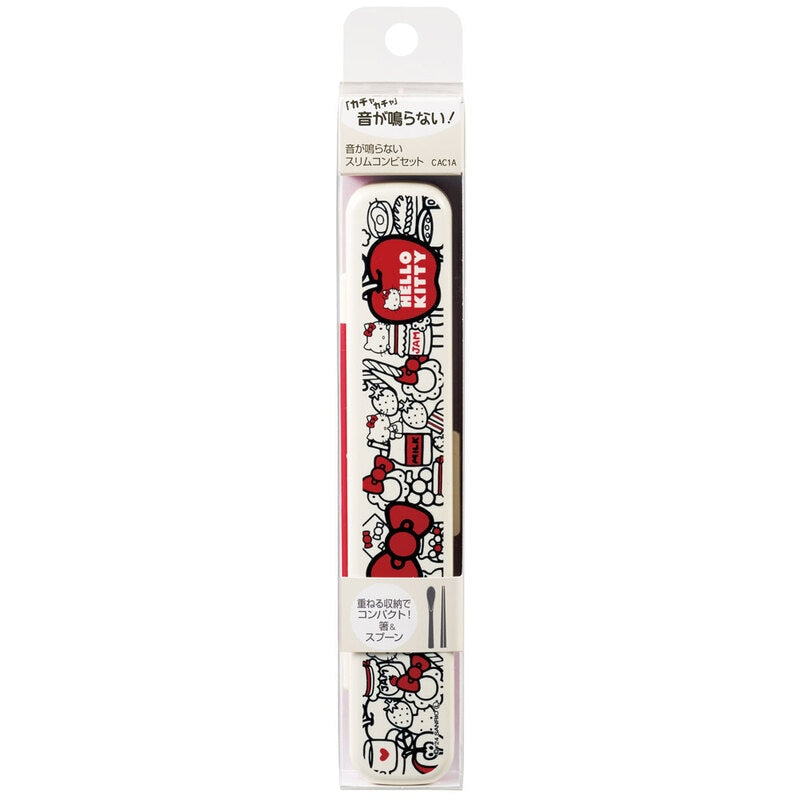 Skater Hello Kitty Reusable Utensil Set