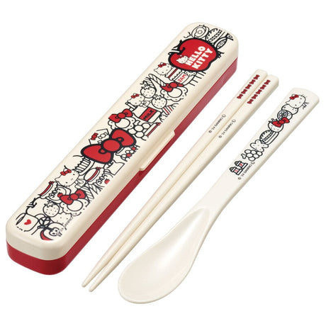 Skater Hello Kitty Reusable Utensil Set