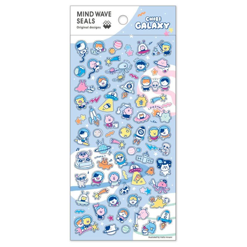 Mind Wave Sticker Chibi Galaxy Sticker Sheet