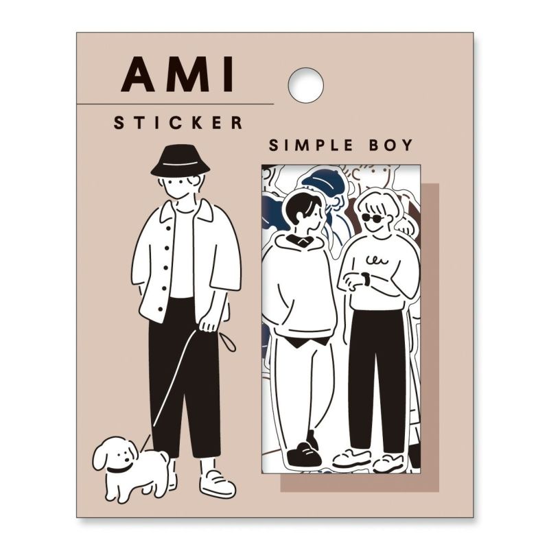 Ami Flake Sticker - Simple Boy