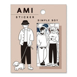 Ami Flake Sticker - Simple Boy