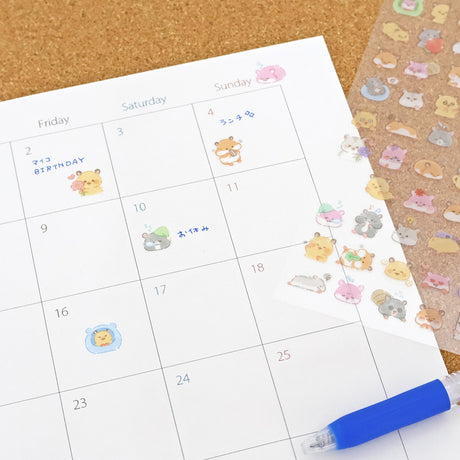 Mind Wave Mood Icon Sticker Sheet - Hamster