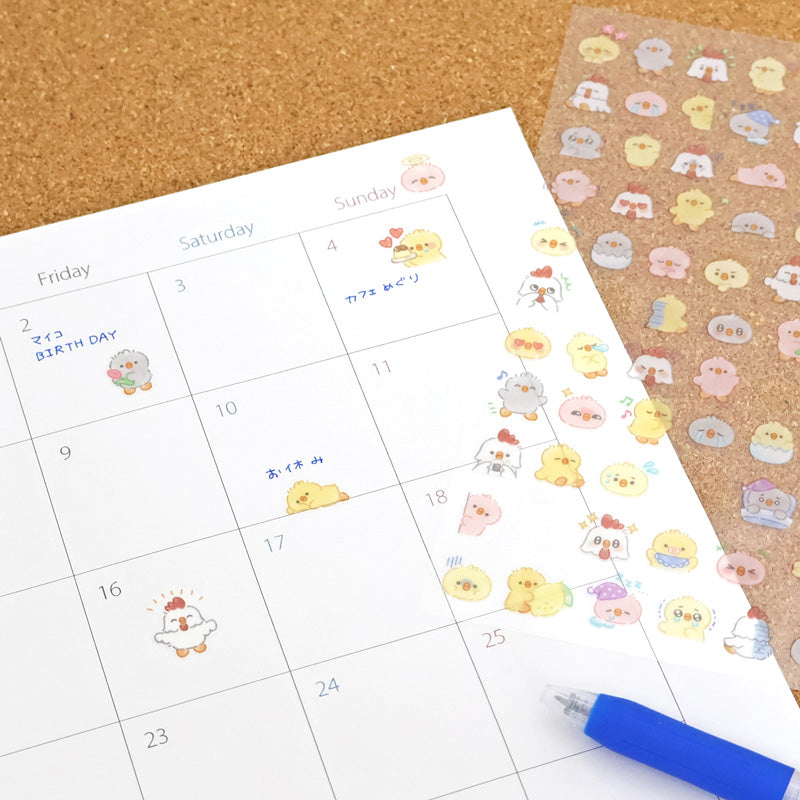 Mind Wave Mood Icon Sticker Sheet - Chick